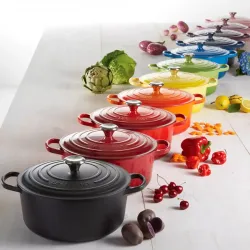 Чугунная кастрюля Le Creuset, Синий
