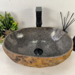 Раковина из речного камня RS-65071 44*33*16 0861