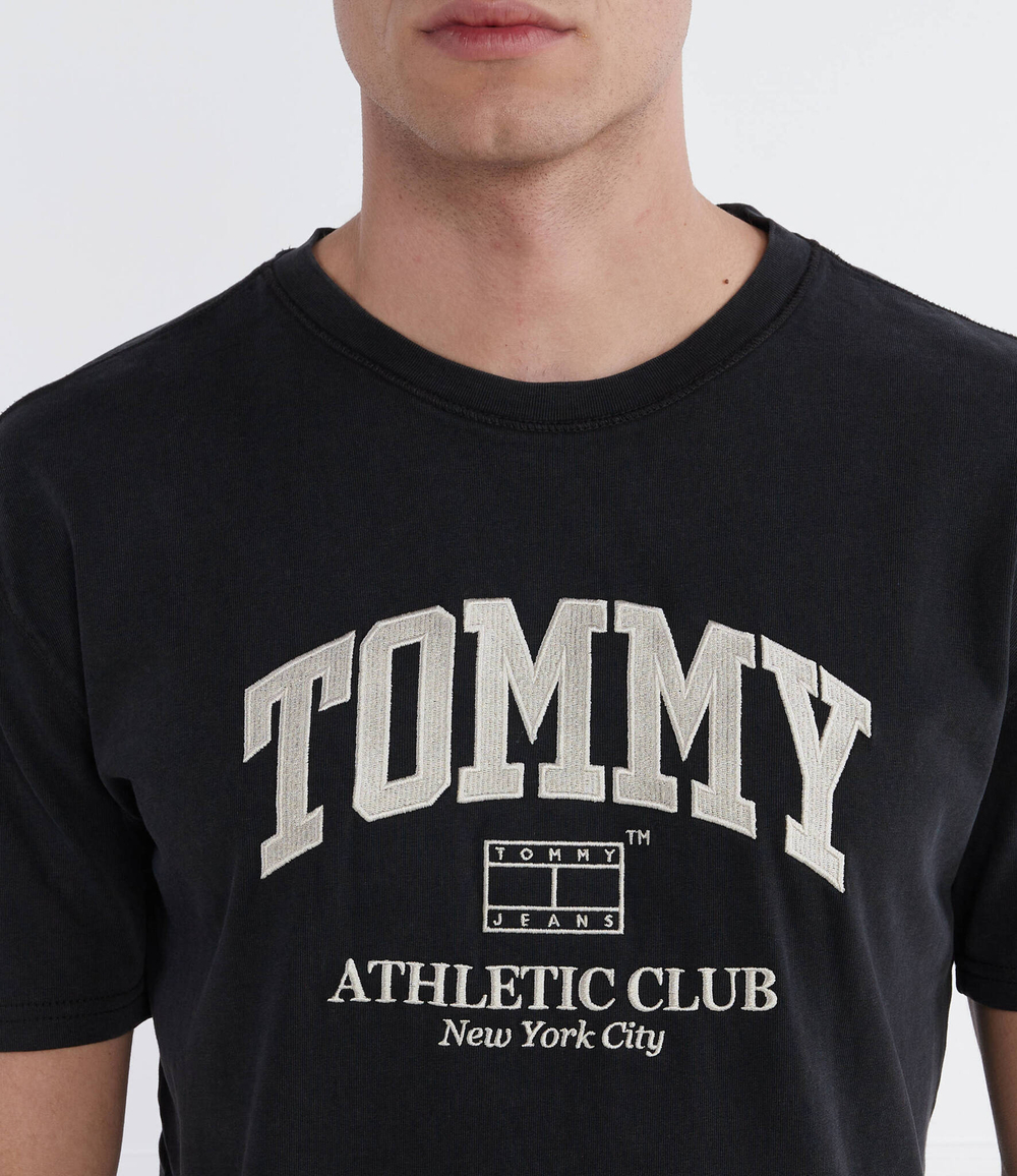 Футболка ATHLETIC CLUB Tommy Jeans - графитовый(DM0DM18557)
