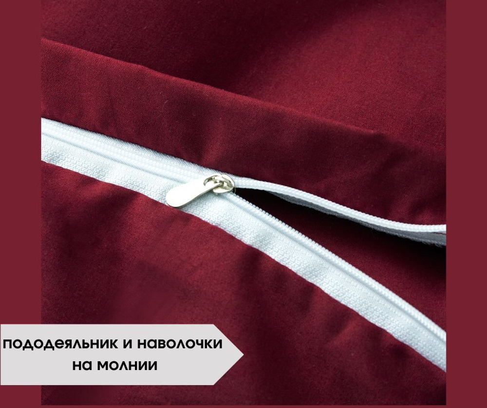Комплект постельного белья Однотонный Сатин CS 022 E 4