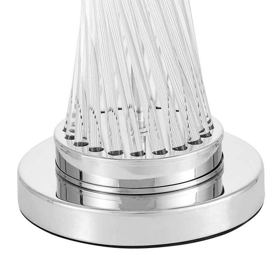 Настольная лампа Lumina Deco Villanova LDT 302 CHR+WT