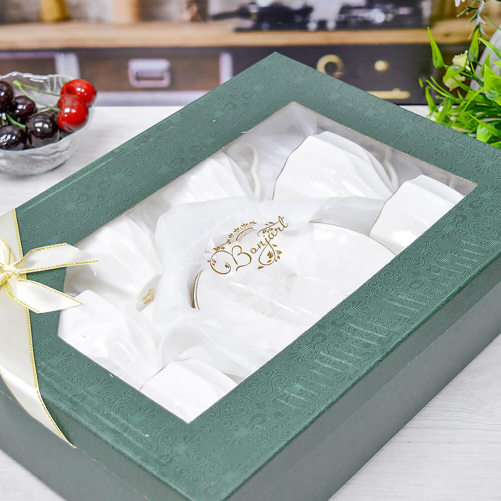 Чайный набор 12 предметов 220мл в коробке, 812-0314