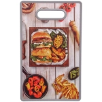 Доска разделочная пластиковая 37*23см «Бургер»