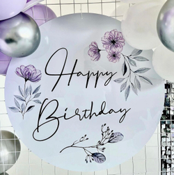 Фотозона с паетками и декором