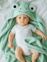 Полотенце детское с капюшоном