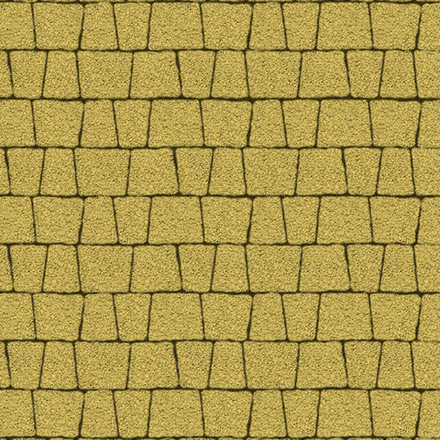 Тротуарная плитка АНТИК - Гранит Желтый, комплект из 5 видов плит