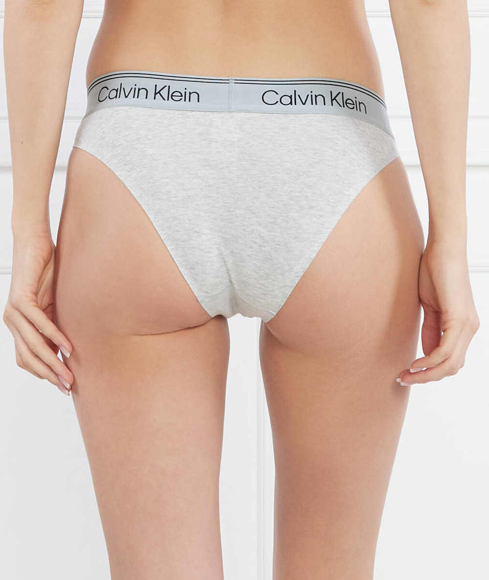 Бразильские трусики ATHLETIC TANGA Calvin Klein Underwear - пепельный(000QF7189E)