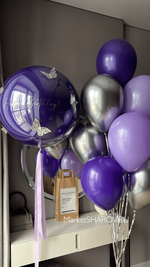 Набор шаров Фиолетовый микс