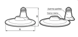 Лампа светодиодная UFO LAMP 60W 6500K E27