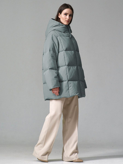 Пуховик с капюшоном, SilverFox (арт. 2245-1)