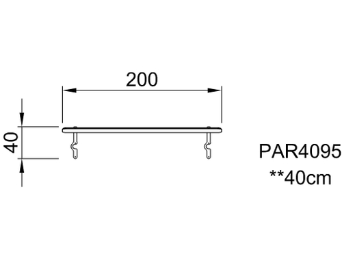 Спинка «Агора» - синий, HPL