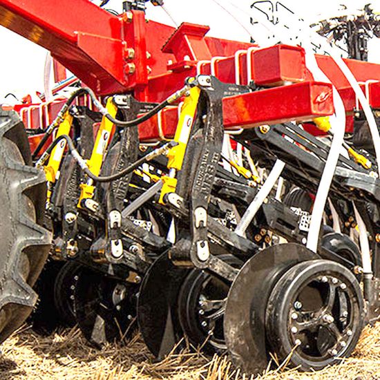 Запчасти к посевному комплексу Bourgault, шкив, гидравлический цилиндр, подшипниковый узел