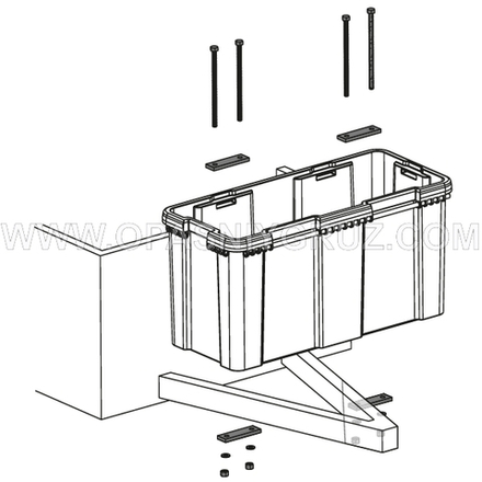 DAKEN 88301 Крепление для инструментального ящика