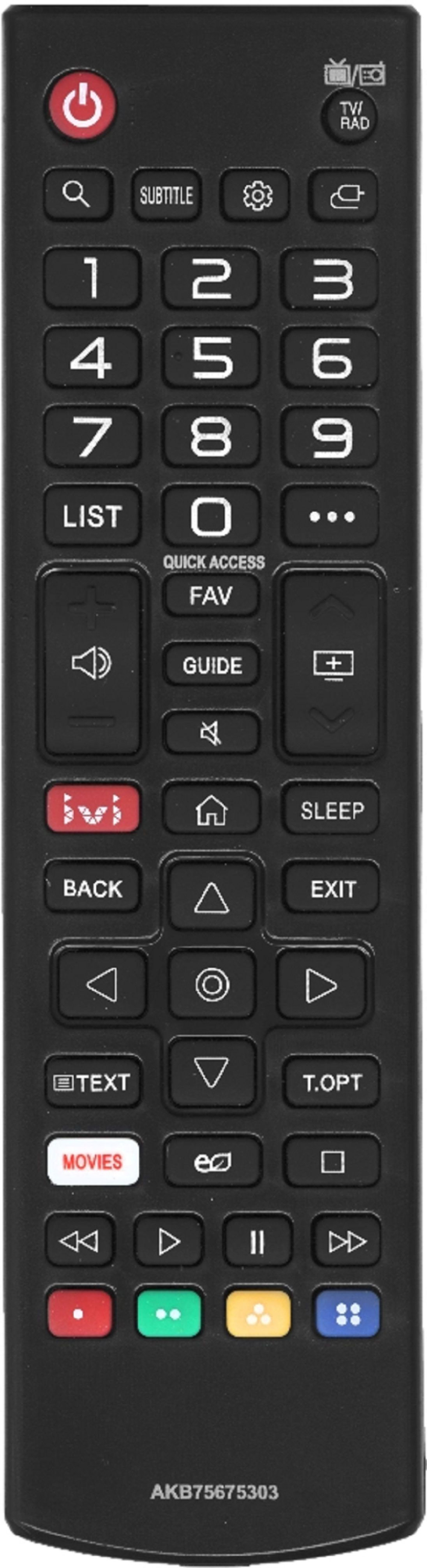Пульт ДУ для телевизора LG AKB75675303 ivi