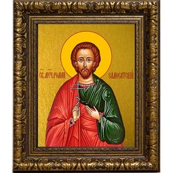 Роман Самосатский мученик. Икона на холсте.