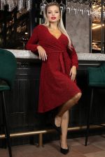 Платье праздничное Загадай желание (красное) П14468-49М LT Collection