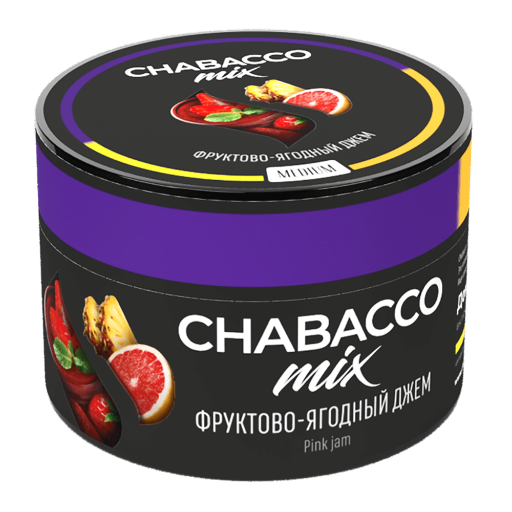 Chabacco Mix Medium - Pink Jam (Фруктово-ягодный джем) 50 гр.