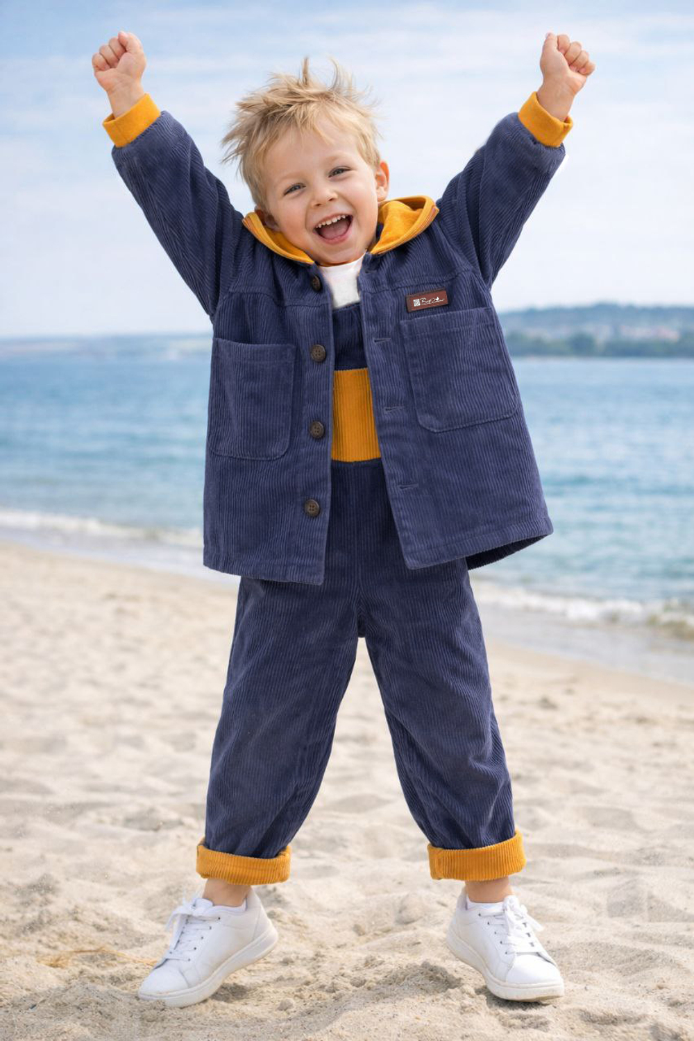 Вельветовый костюм Джинс