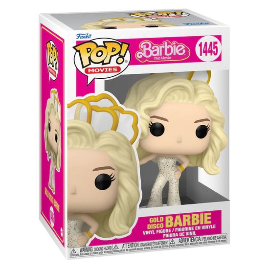 Фигурка Funko POP! Movies Barbie Gold Disco Barbie (1445) 72635 / Фигурка Фанко ПОП! по мотивам фильма "Барби", Диско Барби