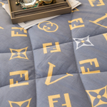 Комплект постельного белья Сатин с Одеялом 100% хлопок 160x80 на резинке OBR125