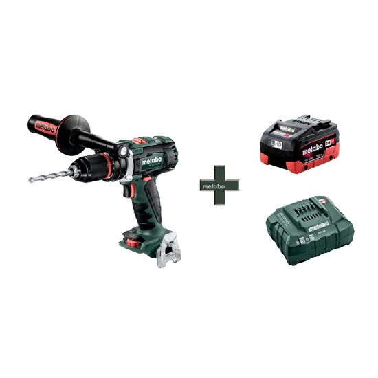 Аккумуляторный шуруповерт "METABO" BS 18 LTX BL I + 1х5.5 Ач LiHD + ЗУ ASC 55 T03901 (5.5 А/ч)