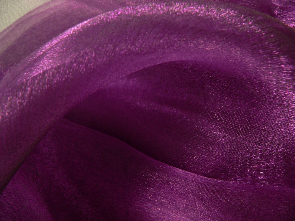 Ткань Органза фиолетовая арт. 122052