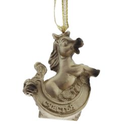 GAEM Фигурка декоративная подвесная "Лошадка", L4 W2 H5,5 см, 2в.