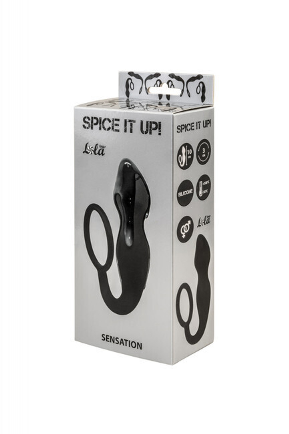 Анальная пробка Spice it up Sensation Black (Цвет: черный)