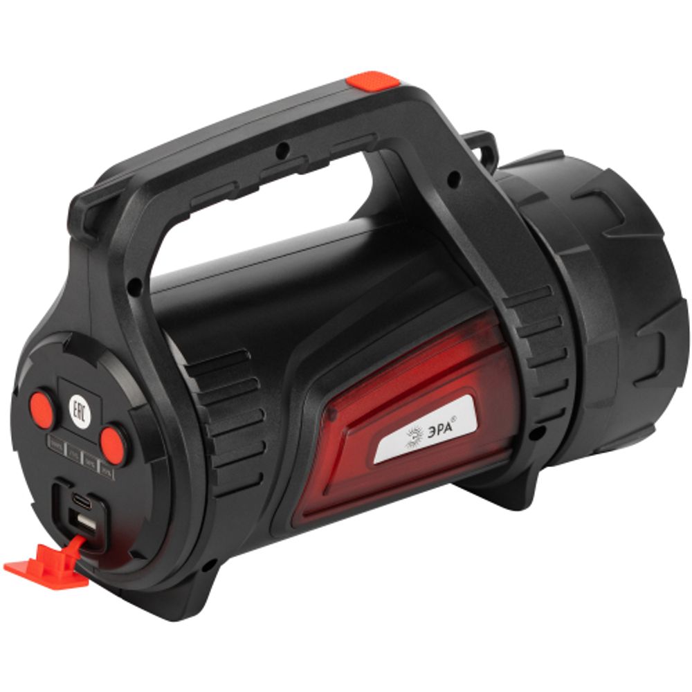 Светодиодный фонарь ЭРА PA-702 АР Шмель прожекторный аккумуляторный красный маяк боковой свет powerbank | Прожекторные фонари