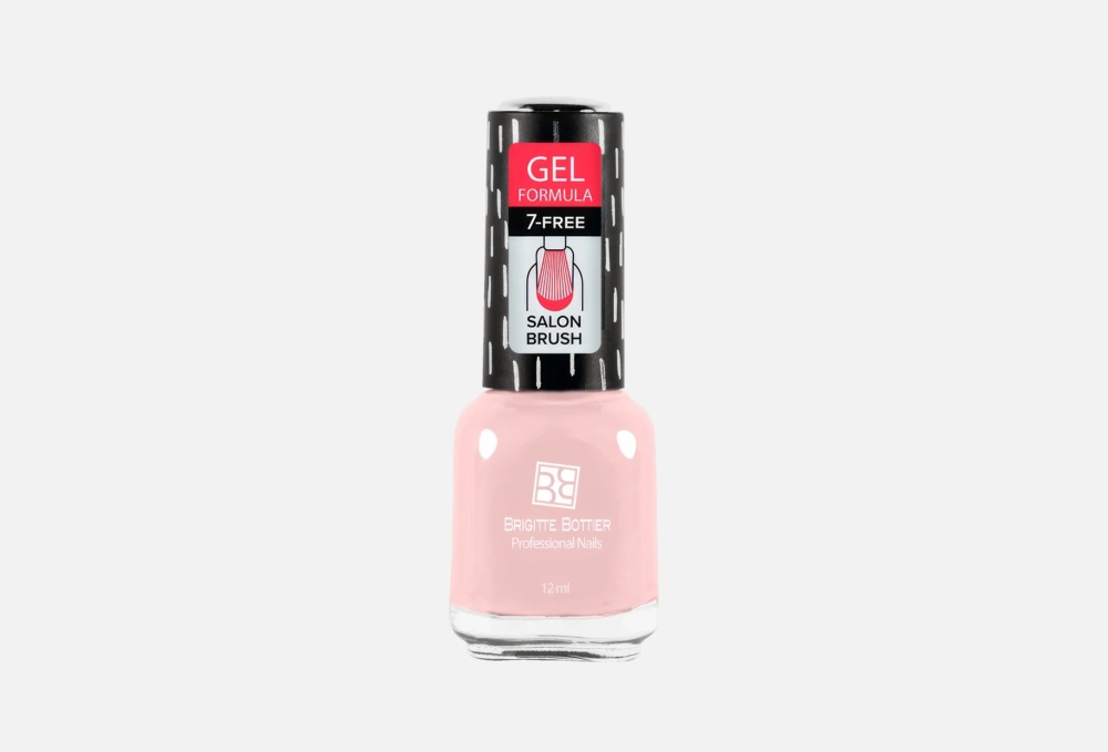 BRIGITTE BOTTIER Лак для ногтей GEL FORMULA тон 01 прозрачный, 007