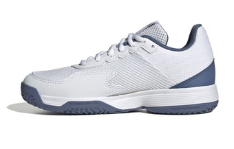 детские Кроссовки теннисные Adidas Courtflash K - белый