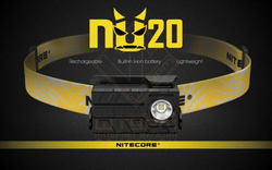 Фонарь налобный Nitecore NU20, Black