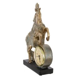 GAEM Фигурка декоративная "Лошадь" с часами (AAAx1, н/п), L15 W5 H22 см