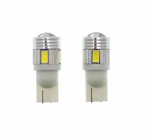 Лампа авто 12В 2Вт холодный цвет 2-штуки T10/W5W