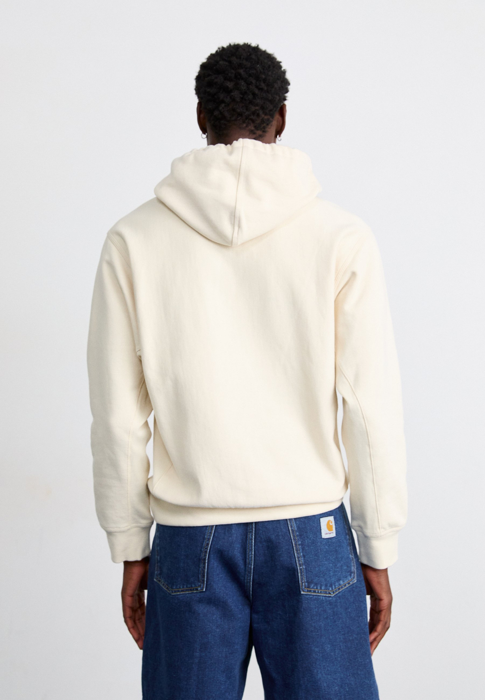 Carhartt WIP Толстовка с капюшоном - естественный/молоко