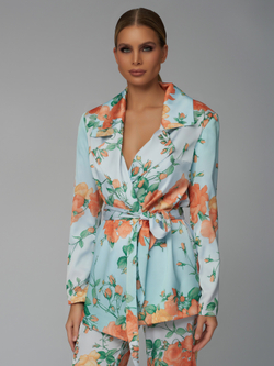 Пижамный костюм с цветами