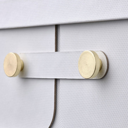 IKEA SPINNROCK  (ИКЕА СПИННРОСК)  -  Коробка с разделителями, белая, 32x25x10 см