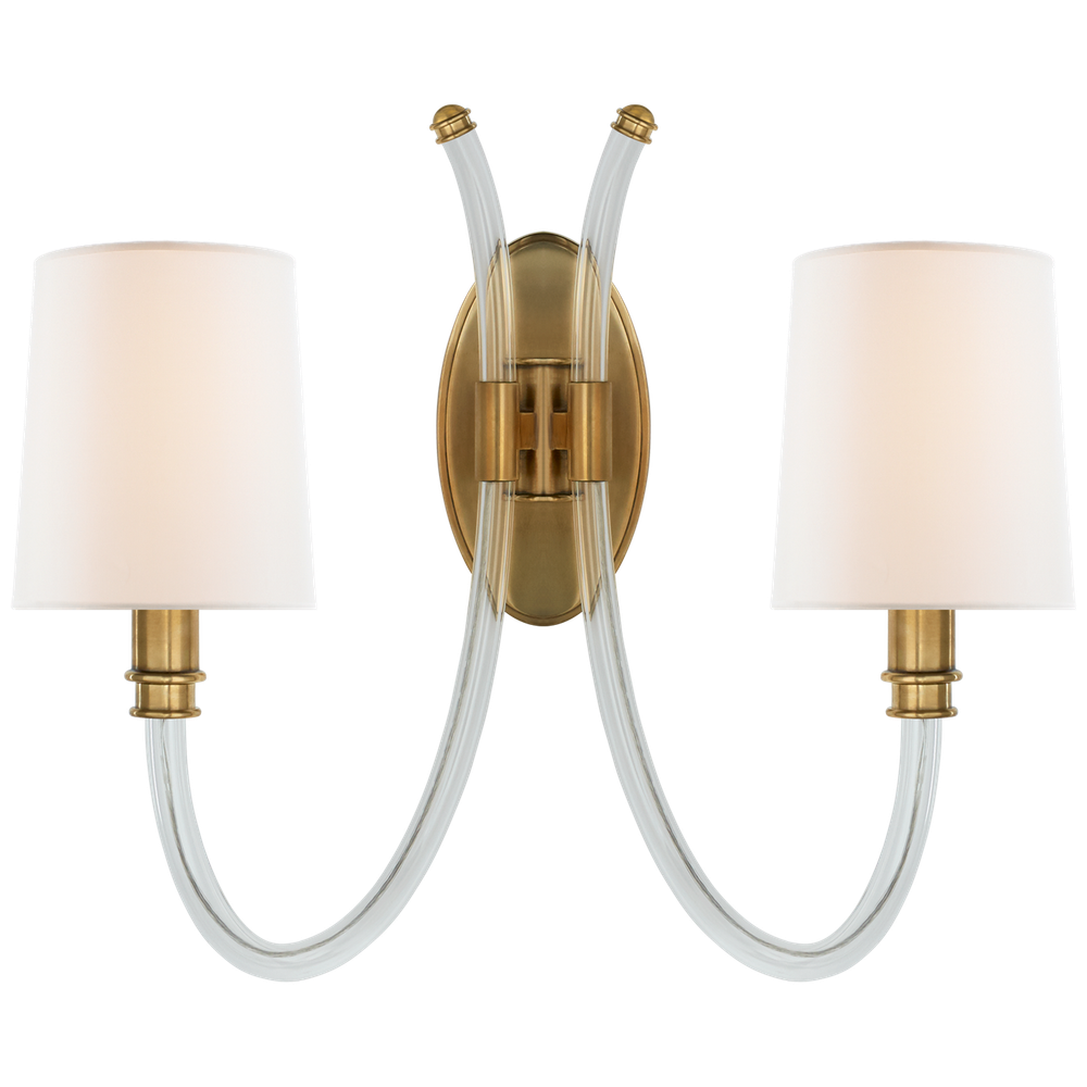 Настенный светильник Visual Comfort Clarice Double Sconce