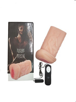 Мини-мастурбатор с вибрацией 12 режимов CyberSkin 21 (Цвет: телесный, черным)