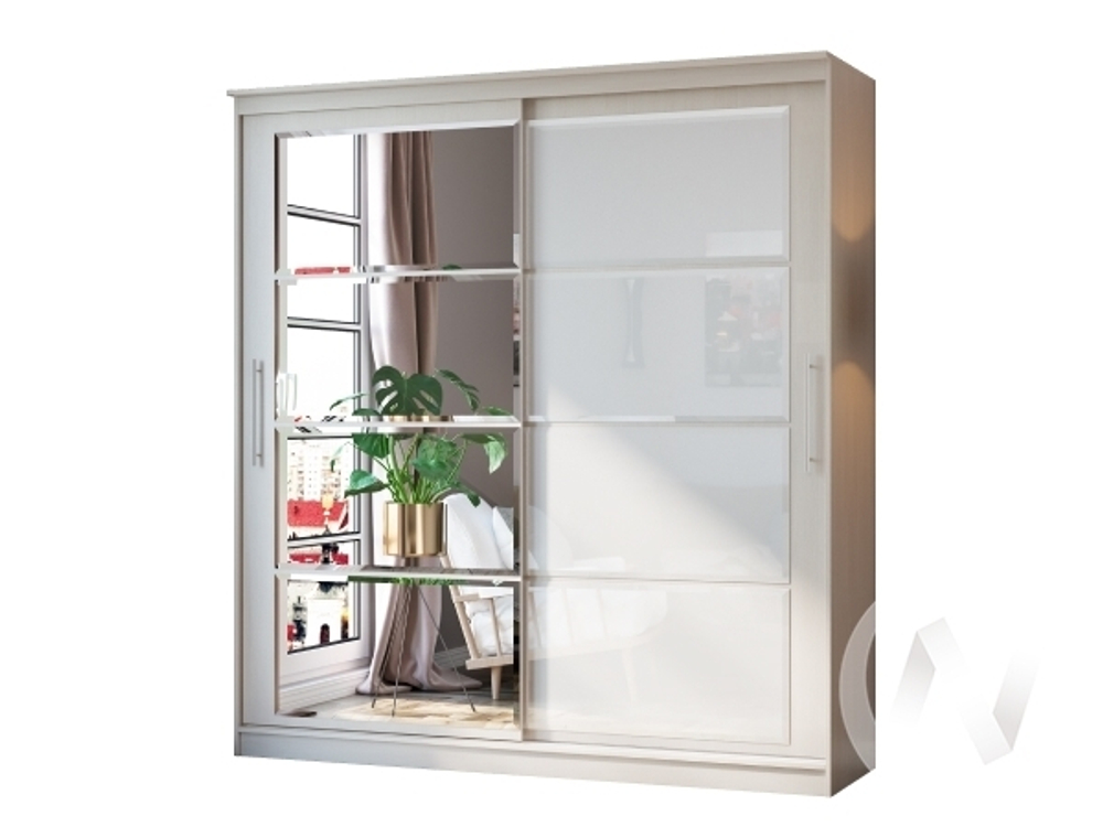 Шкаф-купе 2;0 м Элегант №7 (сандал светлый)