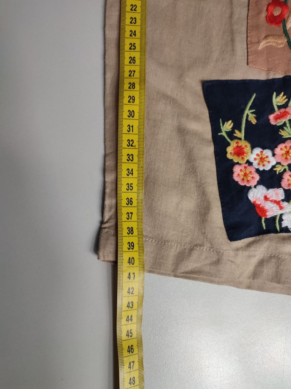 Бриджи льняные, визуально на 46 размер