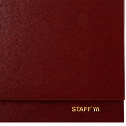 Планинг датированный 2026 300х130 мм STAFF обложка бумвинил 64 л. бордовый (117359)