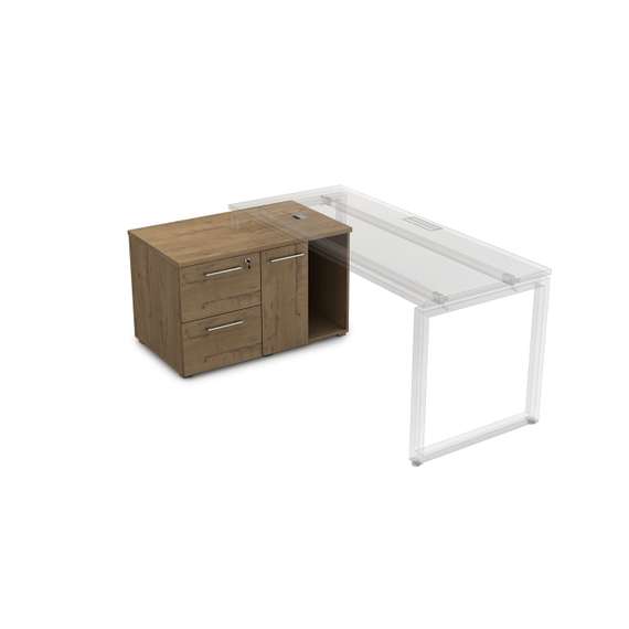 9НТ.010 Тумба с двумя ящиками и дверкой (1000*600*620)