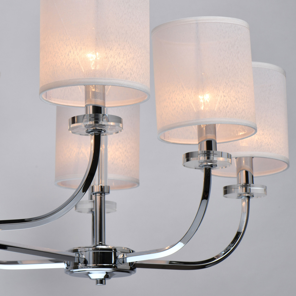 Люстра подвесная CHIARO Палермо, 8 ламп Е14, 480 Вт, до 24 кв м