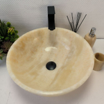 Раковина из оникса Bowl Yellow TinLip BO-63040 45*45*17 39
