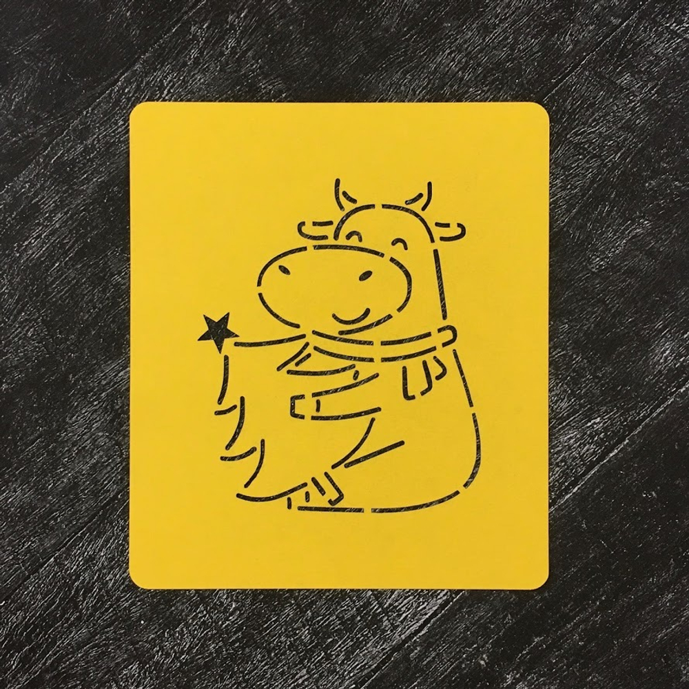 Бык №35 с ёлочкой