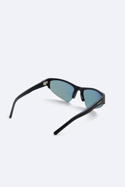 ZARA СОЛНЦЕЗАЩИТНЫЕ ОЧКИ В ОВАЛЬНОЙ ОПРАВЕ, ЧЕРНЫЙ