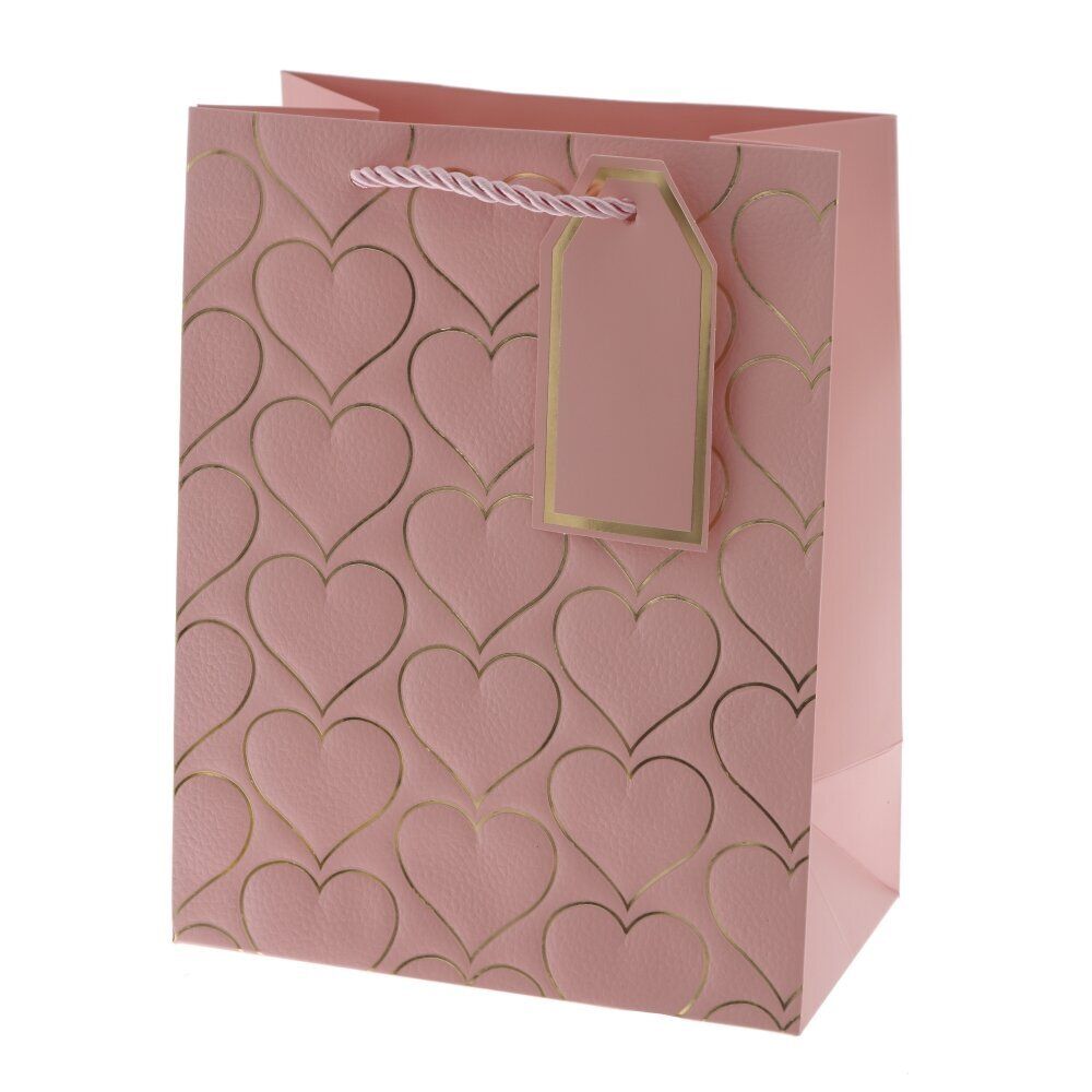 GAEM Пакет подарочный S (бумага 210г/м2, блок 12шт), L18 W10 H23 см, 4в.