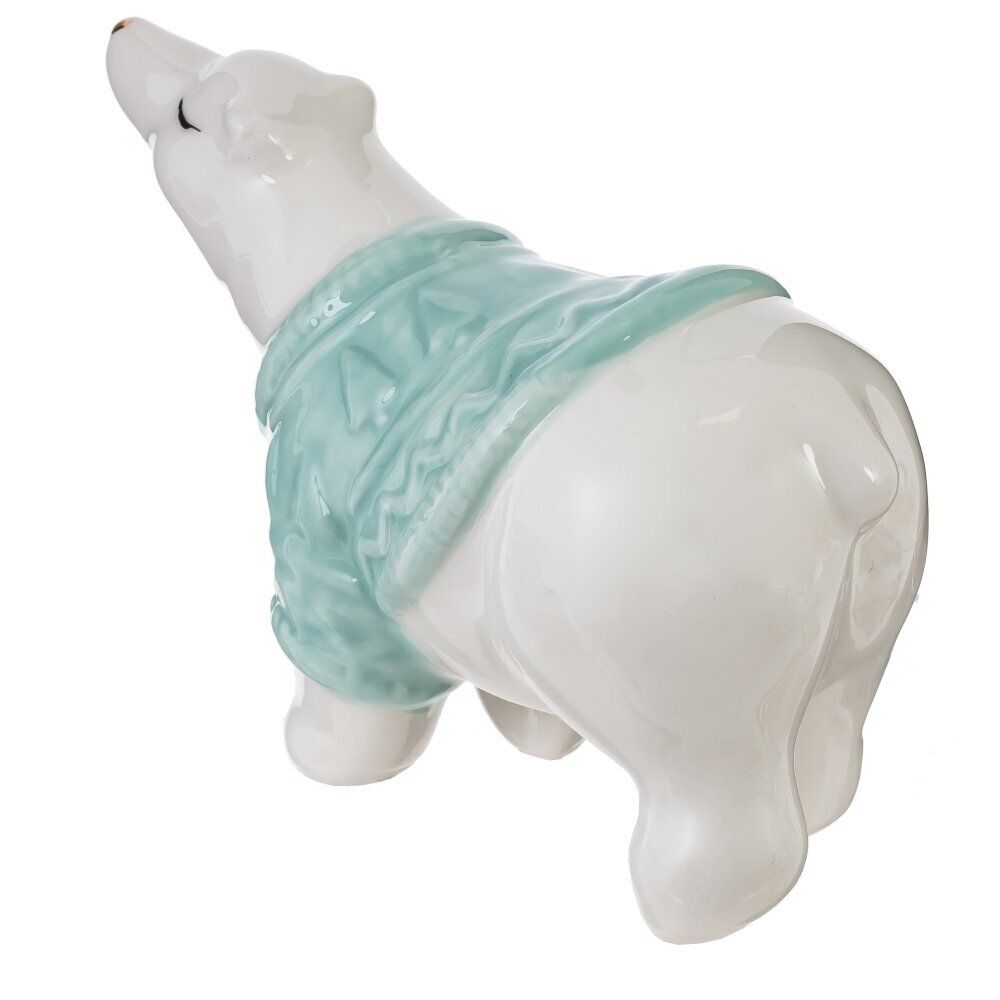 GAEM Фигурка декоративная "Белый медведь", L10,5 W5 H7 см