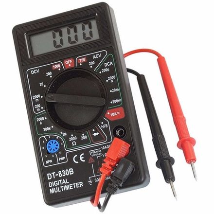 Мультиметр цифровой DT830B без диодной прозвонки